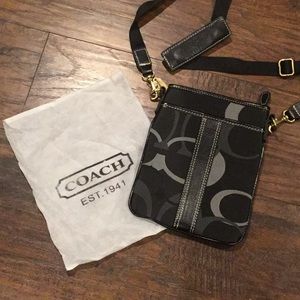 Coach crossbody with duster